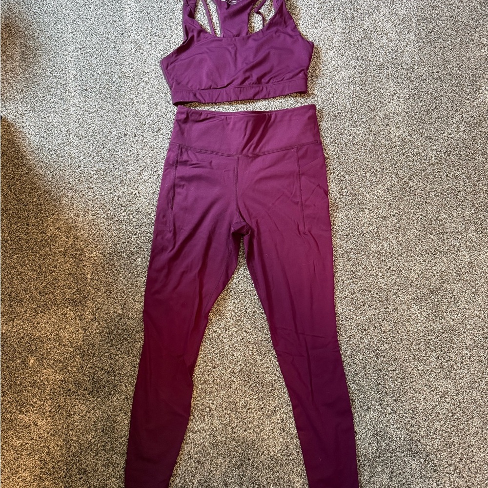 We Wander Purple Activewear Set